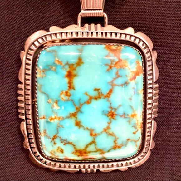 💕💕💕Thomas Byrd Red Mesa turquoise necklace - Picture 6 of 13
